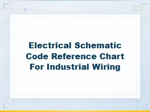 Electrical Schematic Code Reference Chart for Industrial Wiring Standards